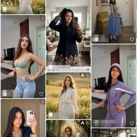APOB AI によって生成された AI ガールフレンド