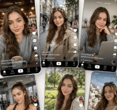 Generador de video con IA para videos virales de influencers IA