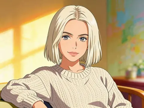 Anime girl aesthetic profile image guide cover