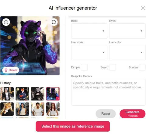 Create a furry pfp for Free