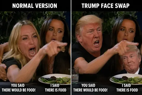 meme de intercambio de caras