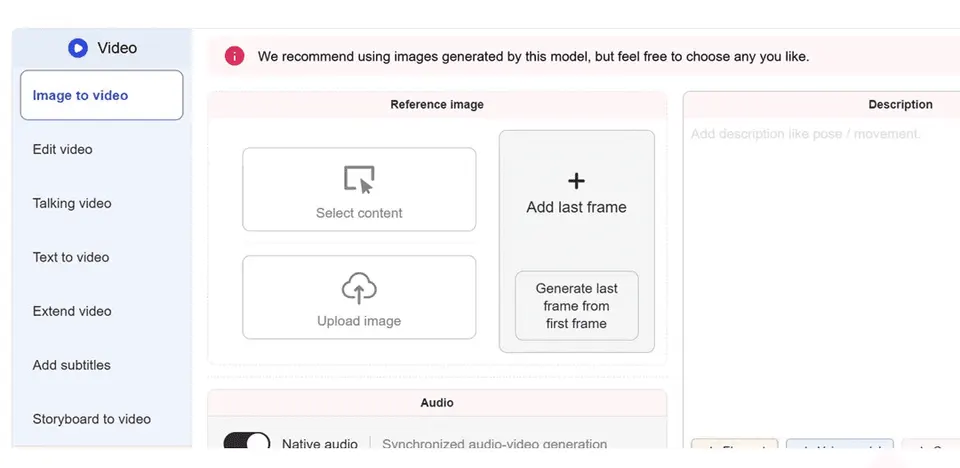 image to video