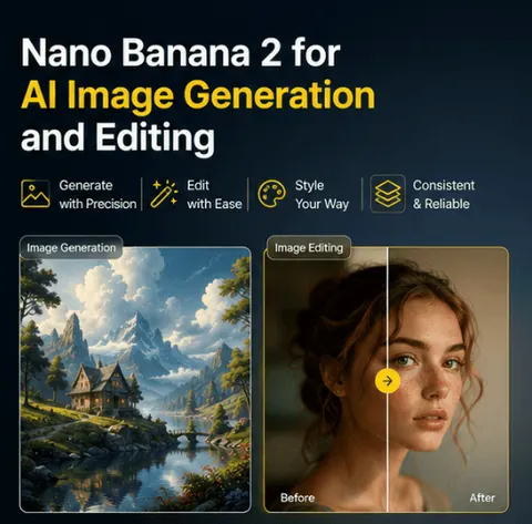 Nano Banana 2 for AI Image Generation and Editing