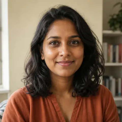 Portrait of Aisha Rahman, APOB reviewer