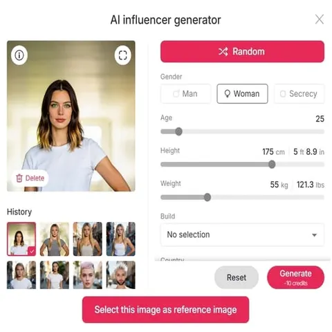 AI character creation options before using Kling 2.6