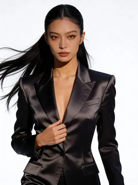 Seedream 4.5 realistic glamorous woman motion portrait