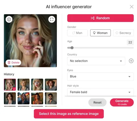 Seedream 5.0, erstelle KI-Influencer
