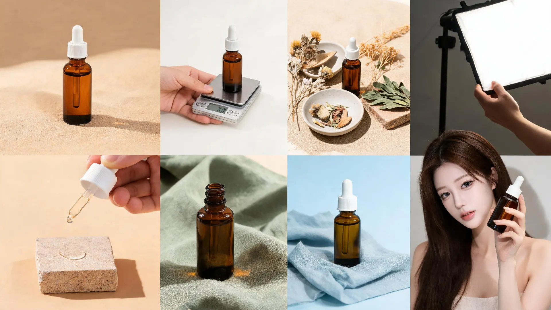 Plan de photographie de produits en sept prises pour le commerce en ligne