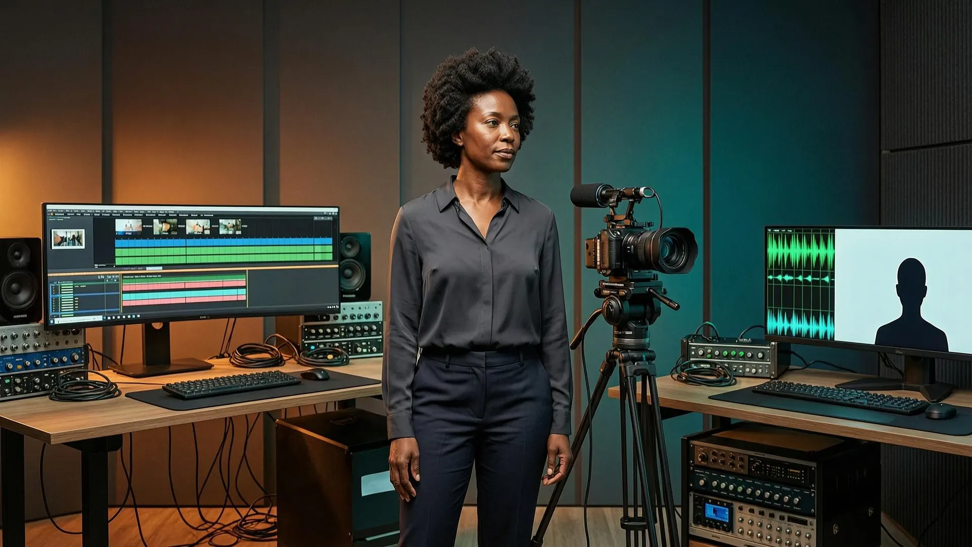 Video producer routing an avatar brief between asynchronous playback and live AI